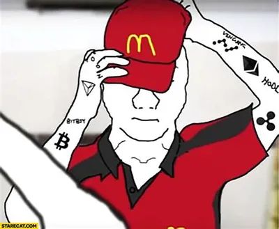 Crypto to McDonald's meme